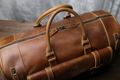 Sac de voyage ancien en cuir