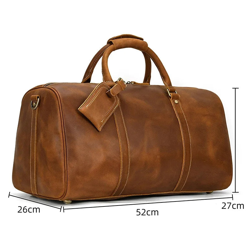 Sac de voyage homme cuir vintage