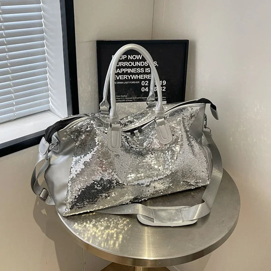 Sac de voyage femme paillette