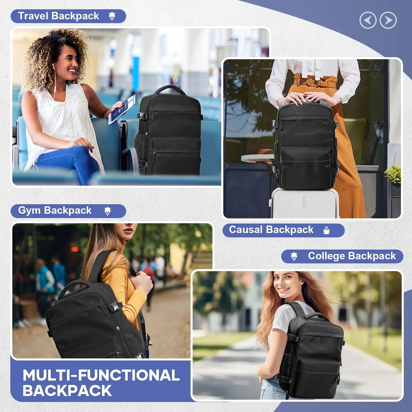 Sac a dos de voyage sous vide