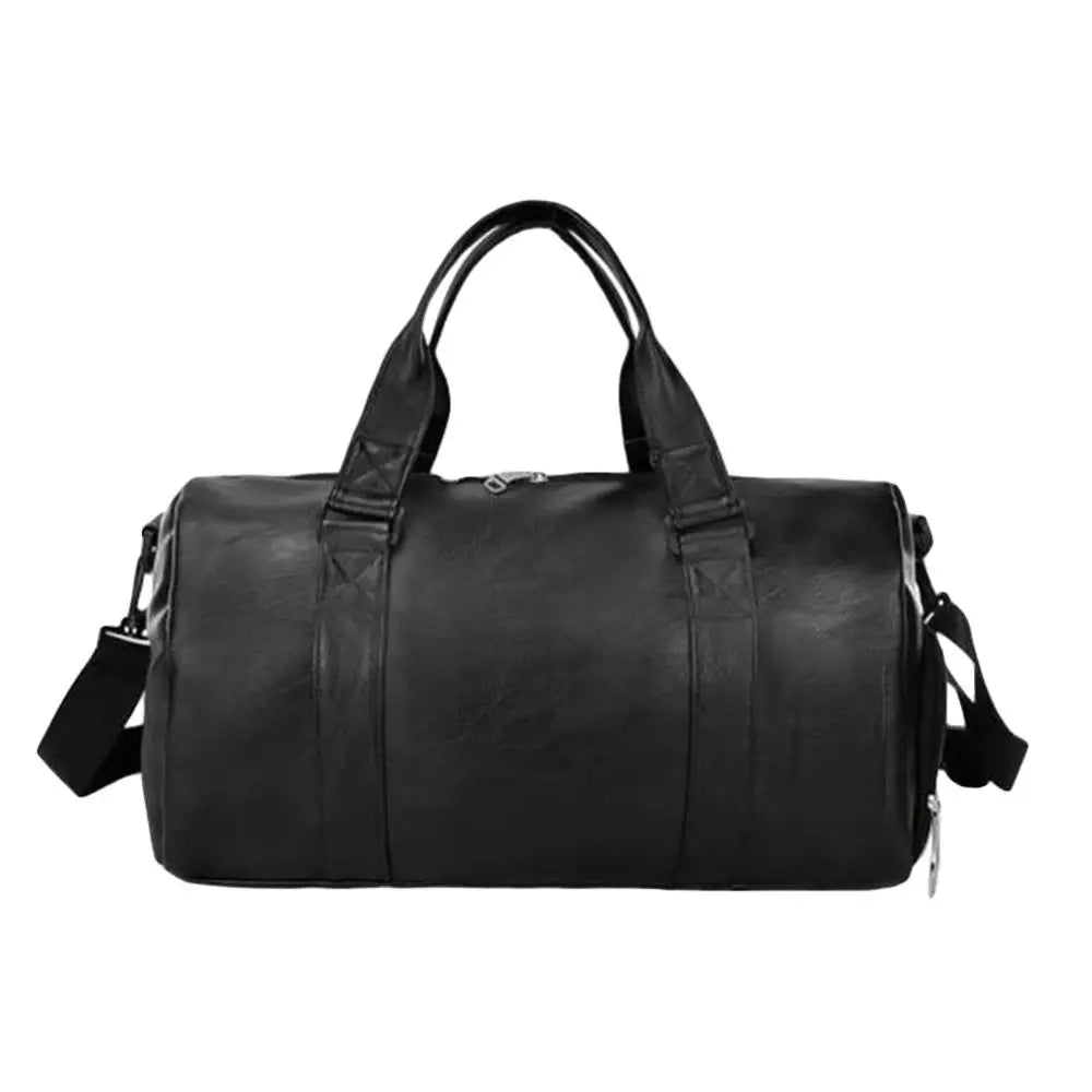 Sac de voyage femme noir cuir