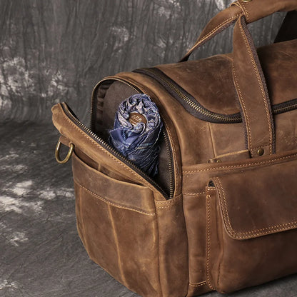 Sac voyage weekend homme cuir