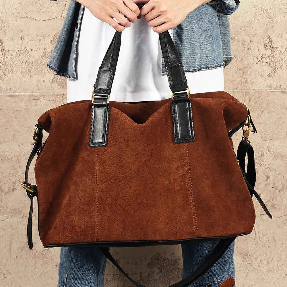 Sac de voyage femme daim