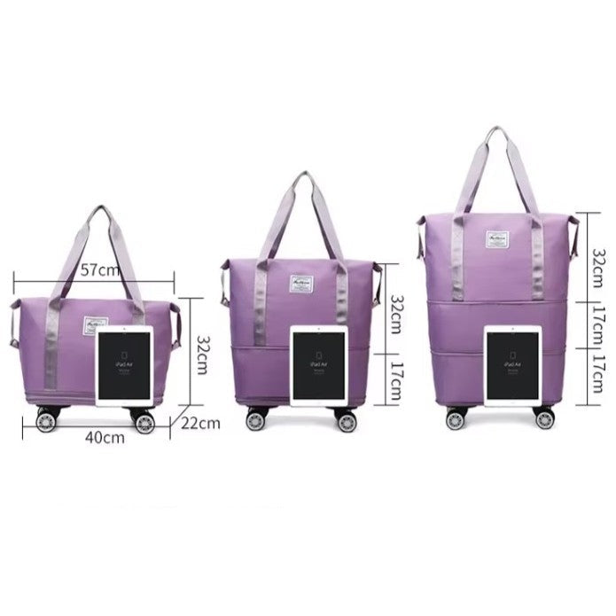 Sac de voyage femme sur roulette