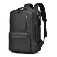 Sac à dos voyage avion extensible — Noir