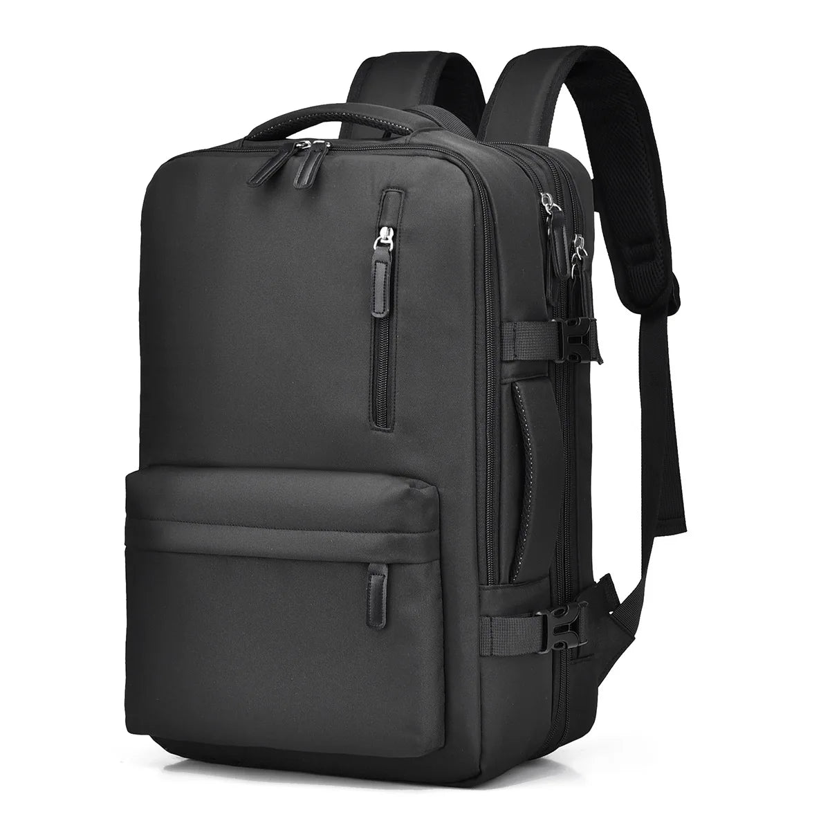 Sac à dos voyage avion extensible — Noir