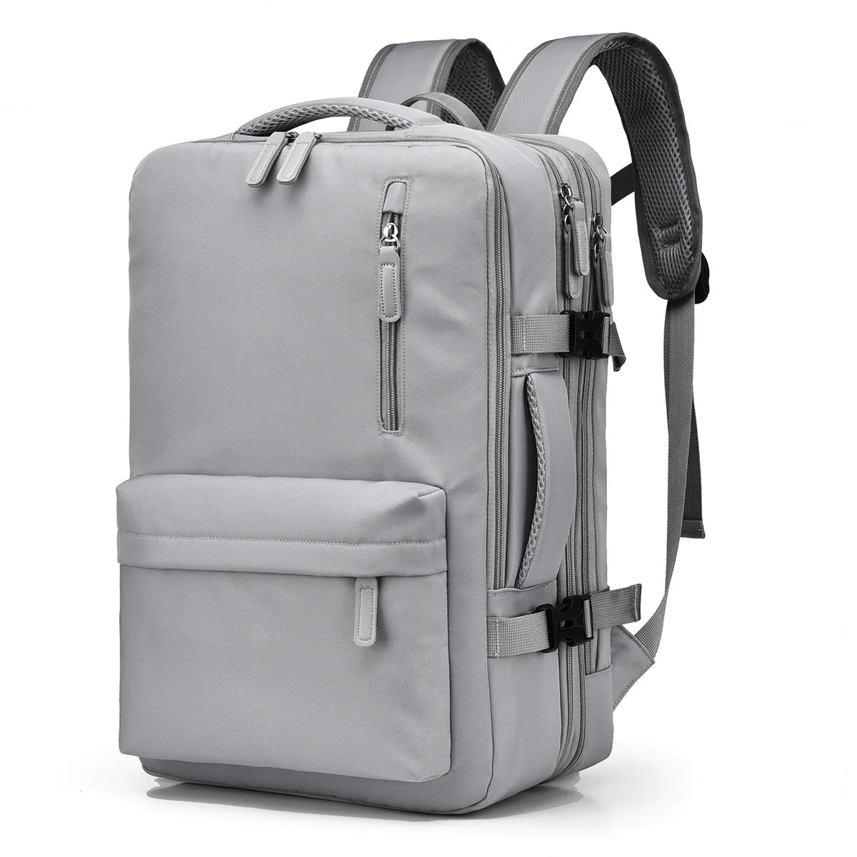 Sac à dos voyage avion extensible — Gris