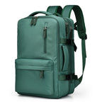 Sac à dos voyage avion extensible — Vert